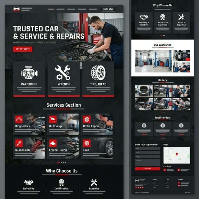 Towing & Breakdown Website Moving Preview