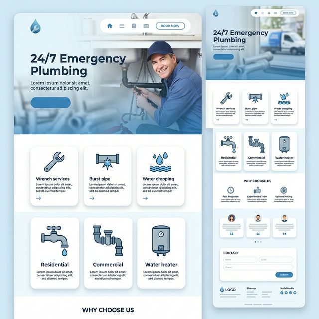 Plumbing Website Moving Preview