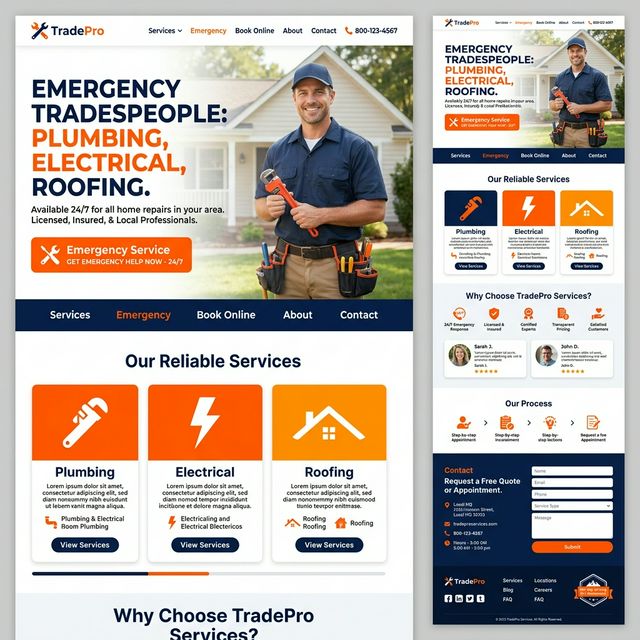 Window & Door Installers Website Moving Preview