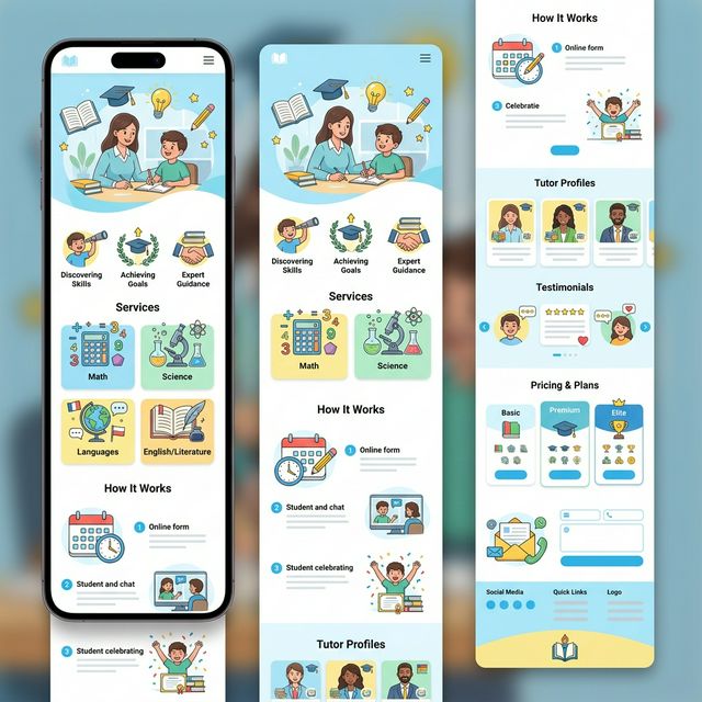 Tutors Website Moving Preview